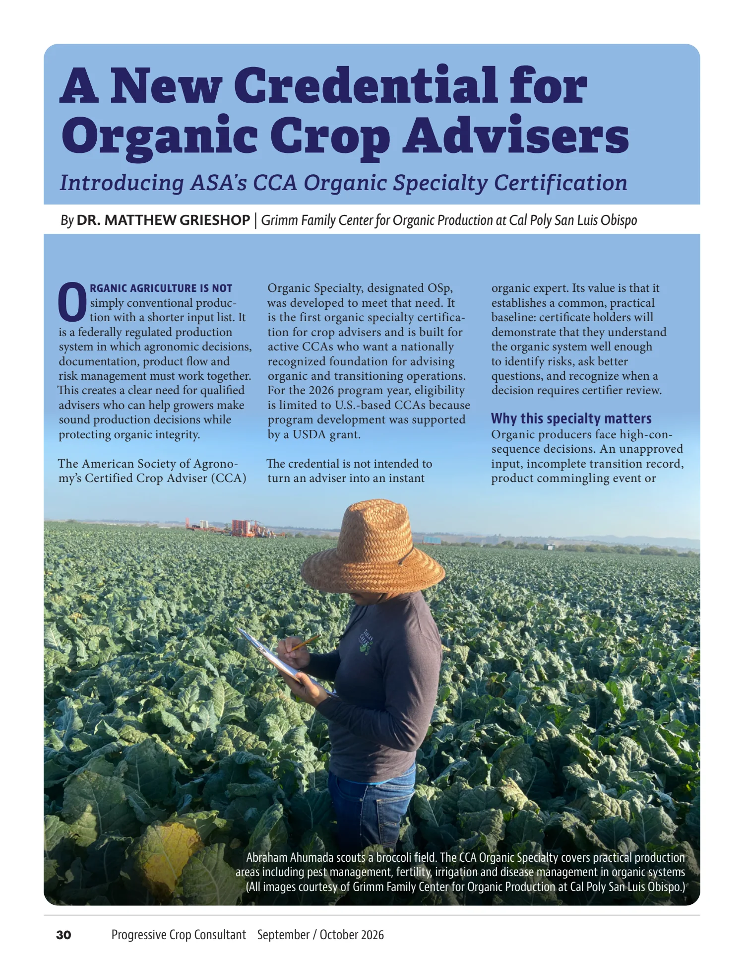 Progressive Crop Consultant, September / October 2026, page 30